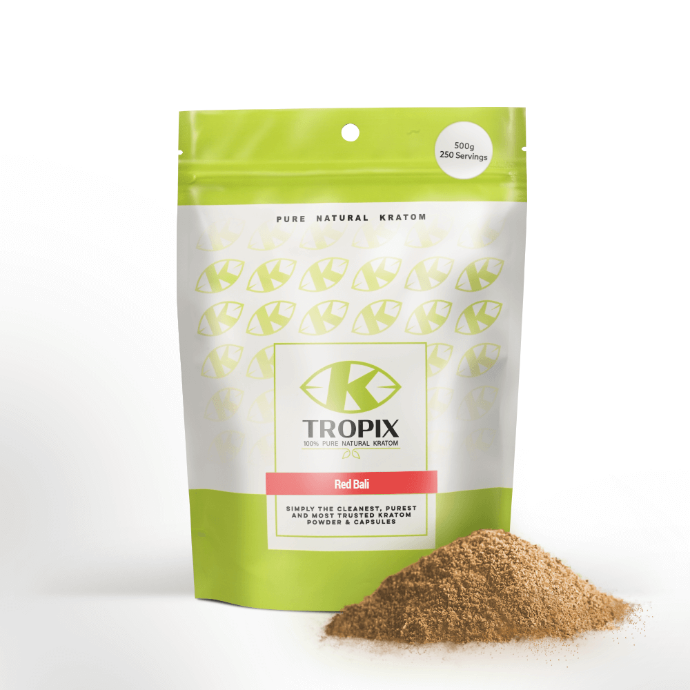 500 g Red Bali kratom powder for 250 servings