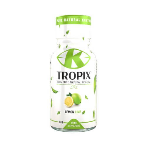 lemon lime pure series kratom shot from K Tropix