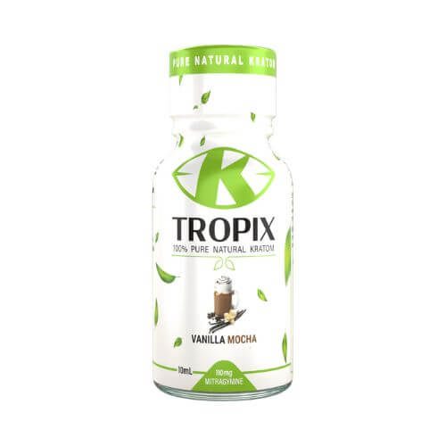 vanilla mocha pure series kratom shot from K Tropix