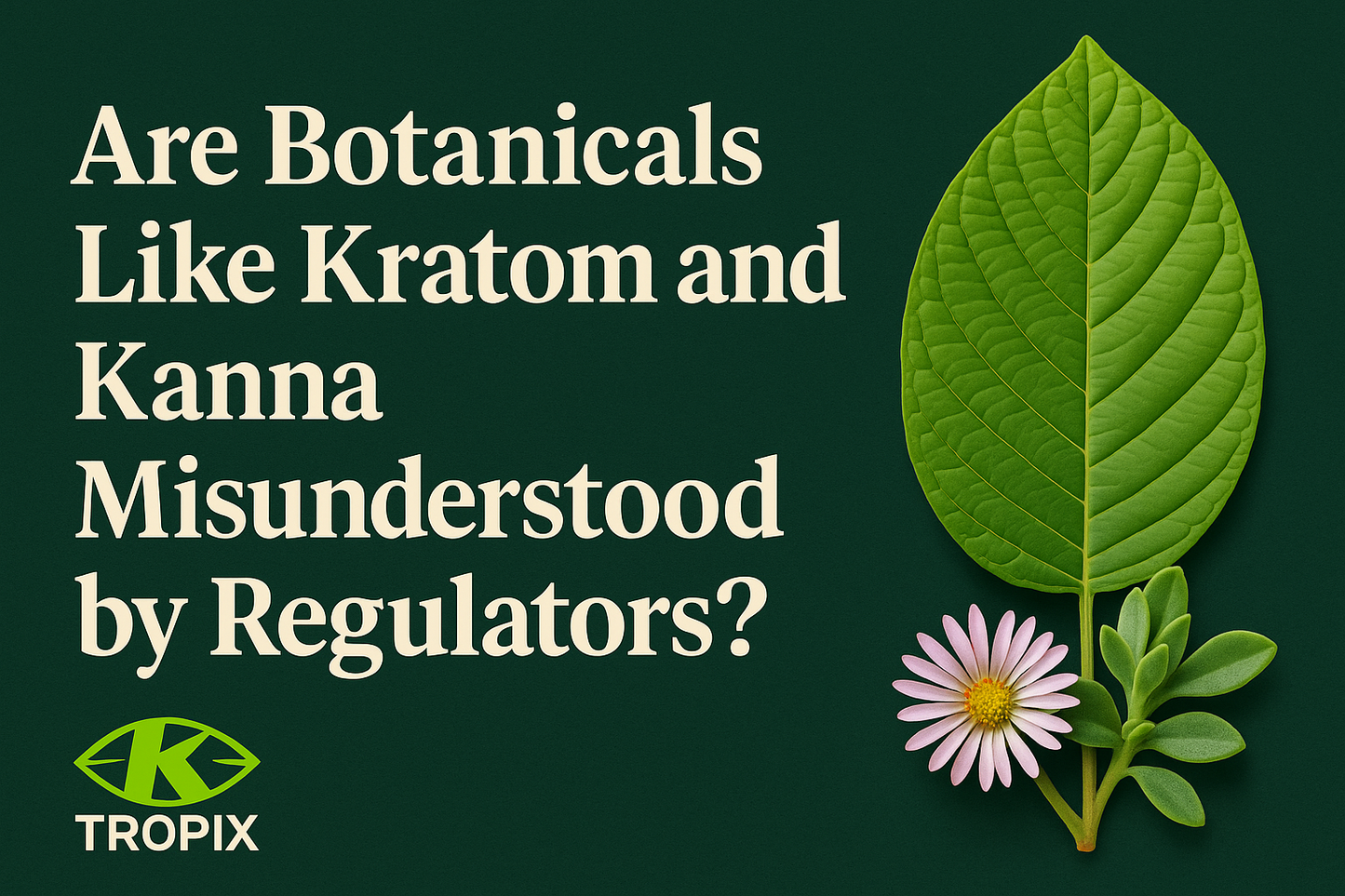 Are Botanicals Like Kratom and Kanna Misunderstood by Regulators?