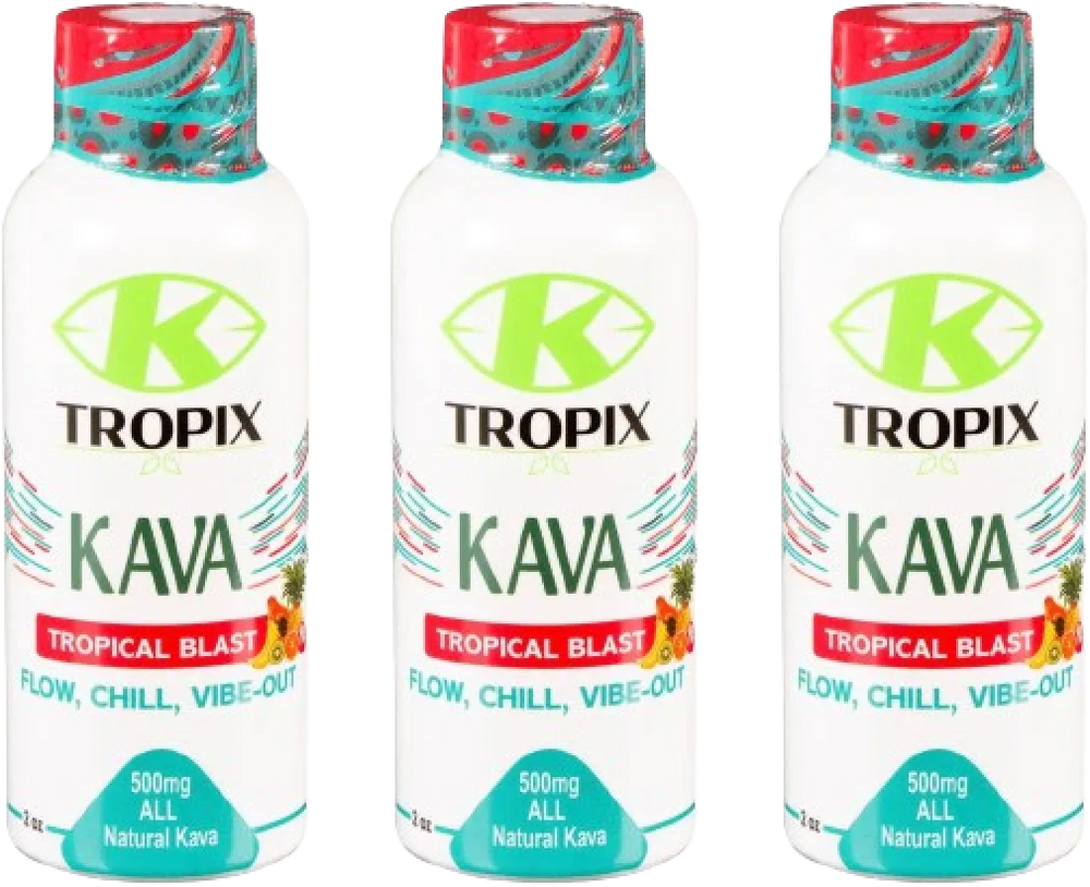 
                      
                        3 k tropix kava shots
                      
                    