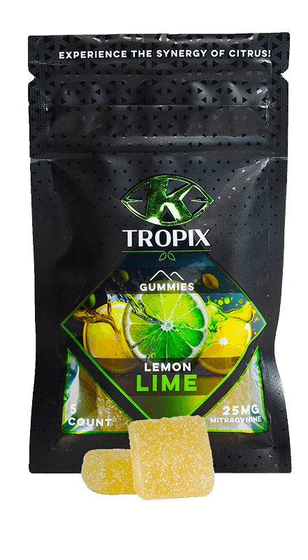 5 count lemon lime Kratom gummies